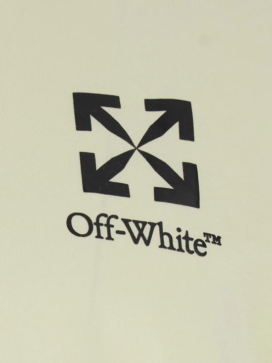 26SS 오프화이트 반팔 티셔츠 44MAA027S26J00B 331 SYLVAN GREEN - OFF WHITE