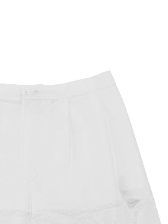 26SS 에르마노 설비노 숏팬츠 D482P700APWGF 10602 Snow white - ERMANNO SCERVINO
