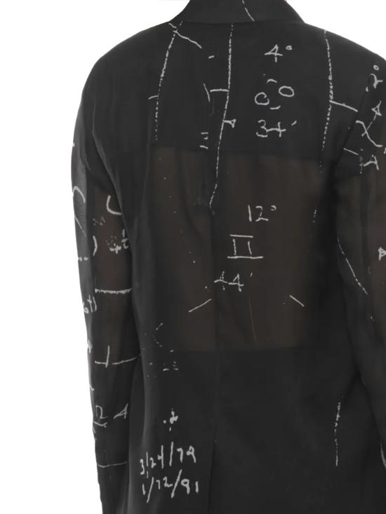 26SS 릭 오웬스 수트 자켓 RP01F6752 SP10911 Black milk - RICK OWENS