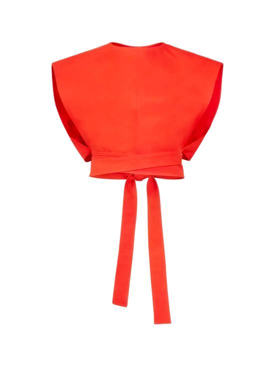 26SS 알라이아 민소매 티셔츠 AA9H1479W112C 319 ORANGE SANGUINE