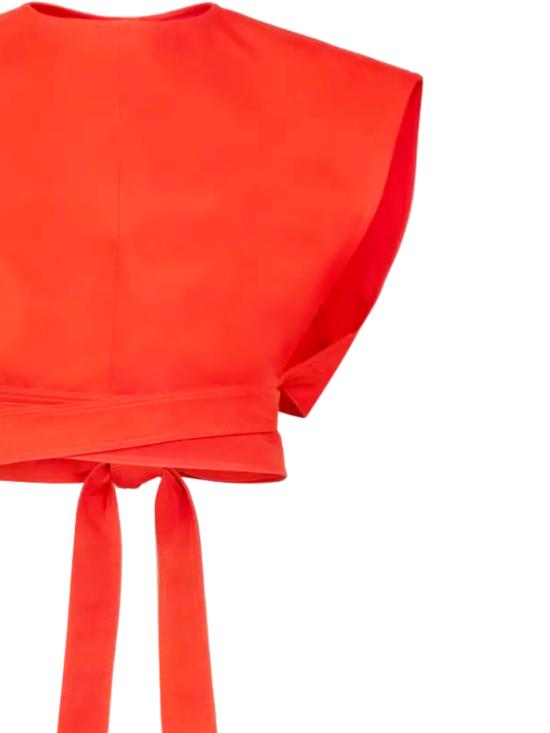 26SS 알라이아 민소매 티셔츠 AA9H1479W112C 319 ORANGE SANGUINE - ALAIA