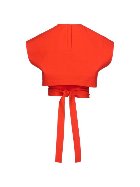 26SS 알라이아 민소매 티셔츠 AA9H1479W112C 319 ORANGE SANGUINE - ALAIA