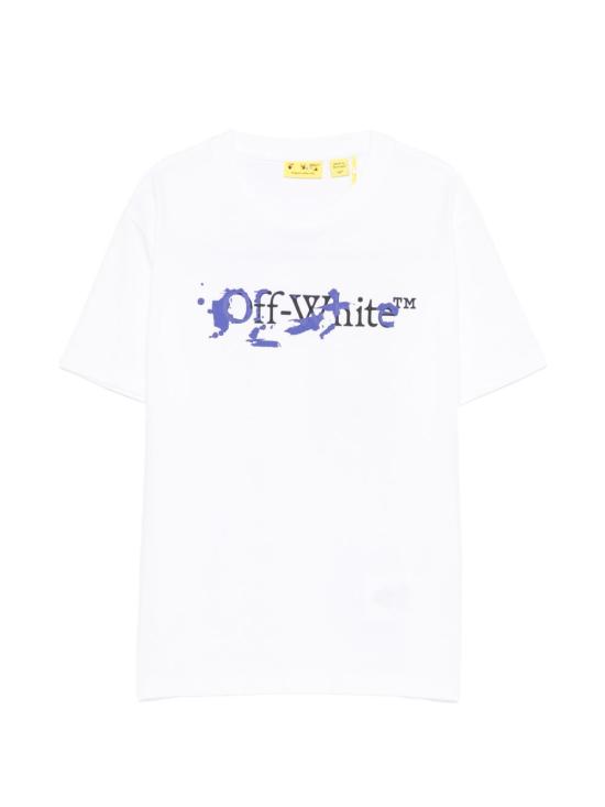 26SS [키즈] 오프화이트 티셔츠 44BAA002S26J002 100 White