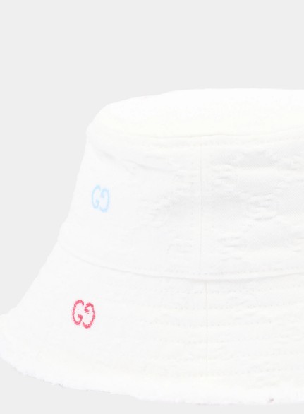 26SS [키즈] 구찌 모자 860558 3HBH79000 Ce white - GUCCI