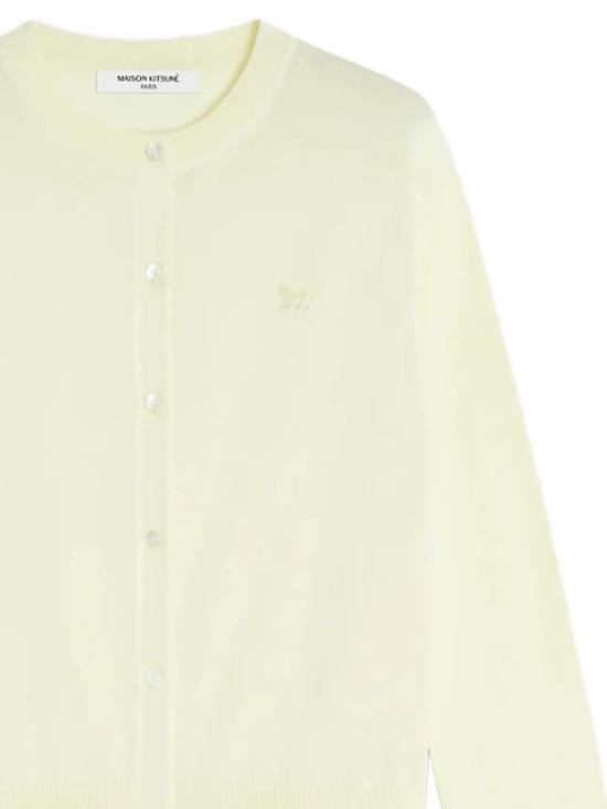 26SS 메종키츠네 스웨터 MW00507KT1181 0424 PASTEL YELLOW - MAISON KITSUNE