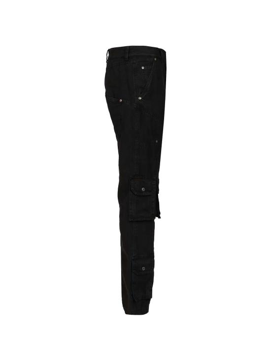 26SS 오프화이트 카고 팬츠 OMCF04IS26FAB00 100 Black - OFF WHITE