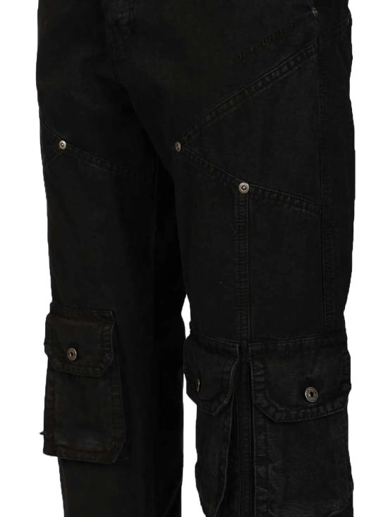 26SS 오프화이트 카고 팬츠 OMCF04IS26FAB00 100 Black - OFF WHITE