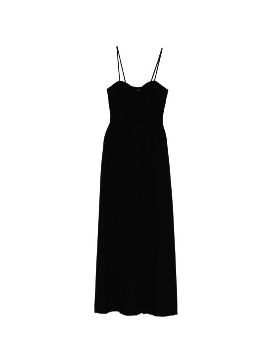 26SS 라쿠엘 디니즈 롱 원피스 5L03165 NUZ000100000 999 Black - RAQUEL DINIZ