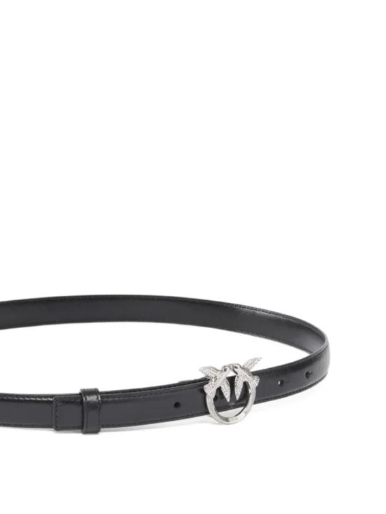 26SS 핑코 벨트 100143 A31NZ99E NERO LIMOUSINE MATT SILVER - PINKO