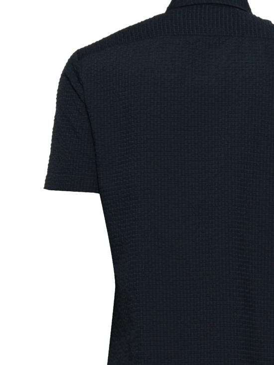 26SS 엠포리오 아르마니 반팔 셔츠 EM005655 TE20392UB109 Blue - EMPORIO ARMANI