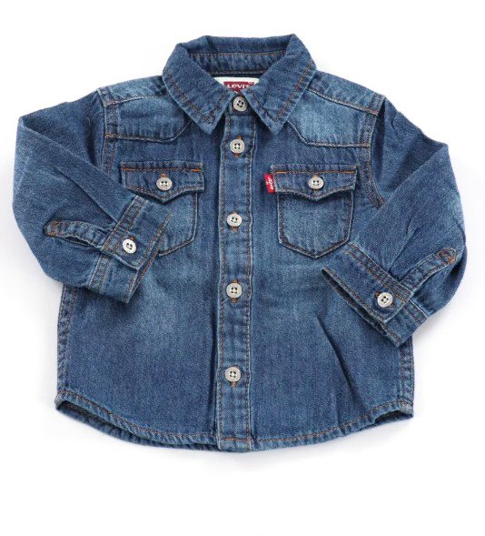 26SS [키즈] 리바이스 셔츠 NOSMLK6EM335 MDK The big cheese no destruction