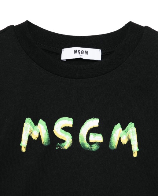 26SS [키즈] 엠에스지엠 티셔츠 S6MSJGTH002 110 Nero black - MSGM