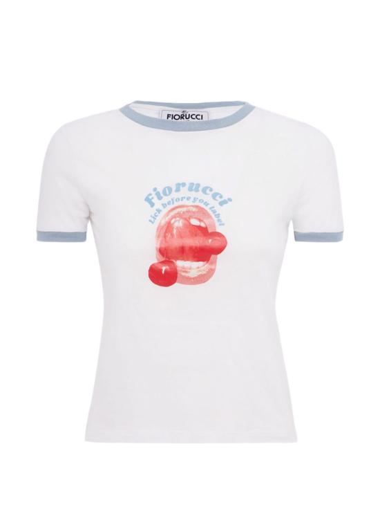 26SS 피오루찌 반팔 티셔츠 W26SSJTS 005CJ01WH08 White