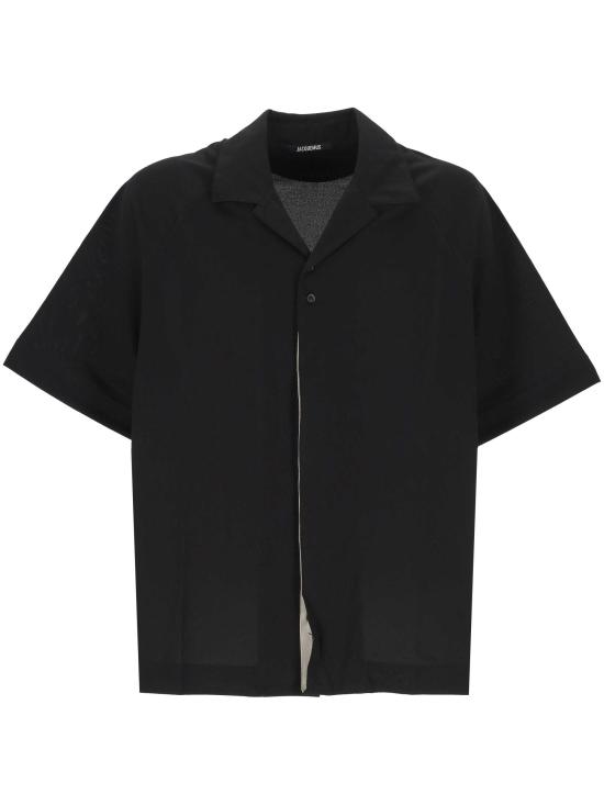 26SS 자크뮈스 반팔 셔츠 SHM00618AJ00254 990 Black