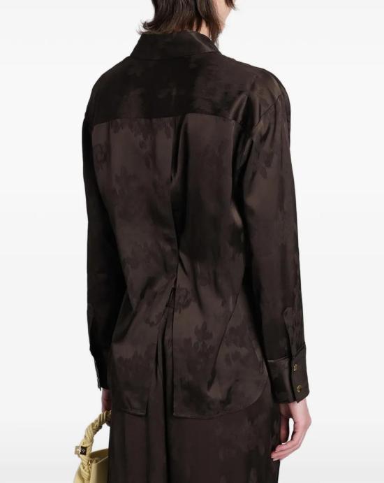 26SS 가니 블라우스 A1040264 ZWX DEMITASSE Brown - GANNI