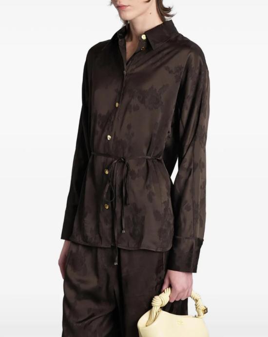 26SS 가니 블라우스 A1040264 ZWX DEMITASSE Brown - GANNI