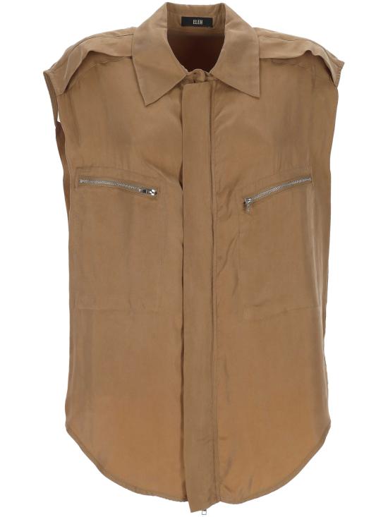 26SS 엘레 수트 자켓 SS260108 CAMMELLO