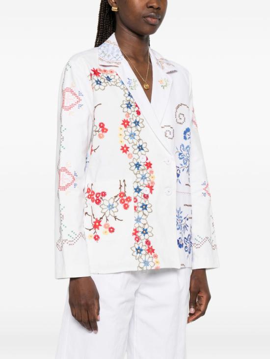 26SS RELAX RE-LUX 수트 자켓 BALDO EMBROIDEREDCOTTON Bianco - OTHER BRANDS