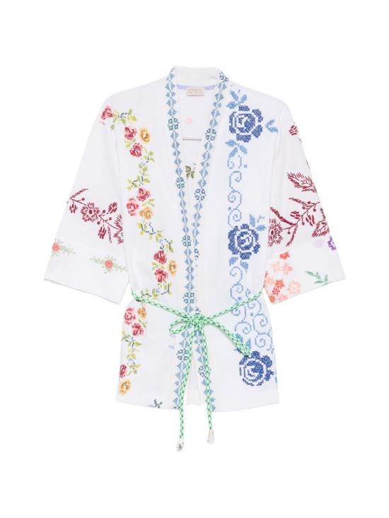 26SS RELAX RE-LUX 수트 자켓 BRIONE EMBROIDEREDCOTTON Bianco