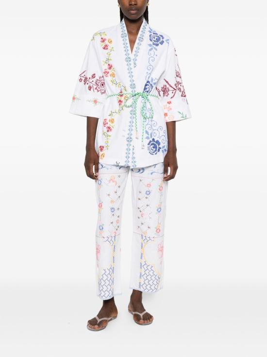 26SS RELAX RE-LUX 수트 자켓 BRIONE EMBROIDEREDCOTTON Bianco - OTHER BRANDS