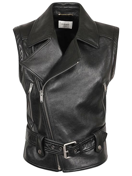 26SS 생로랑 가죽 자켓 865216 YCQT21000 Nero - SAINT LAURENT
