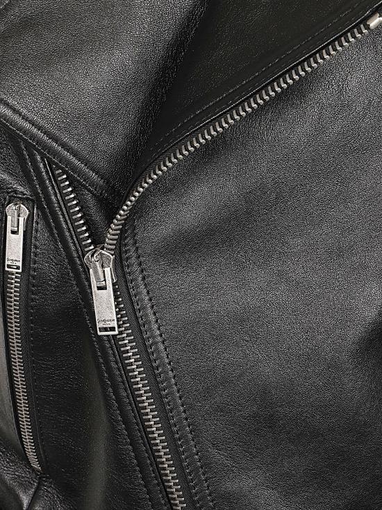 26SS 생로랑 가죽 자켓 865216 YCQT21000 Nero - SAINT LAURENT