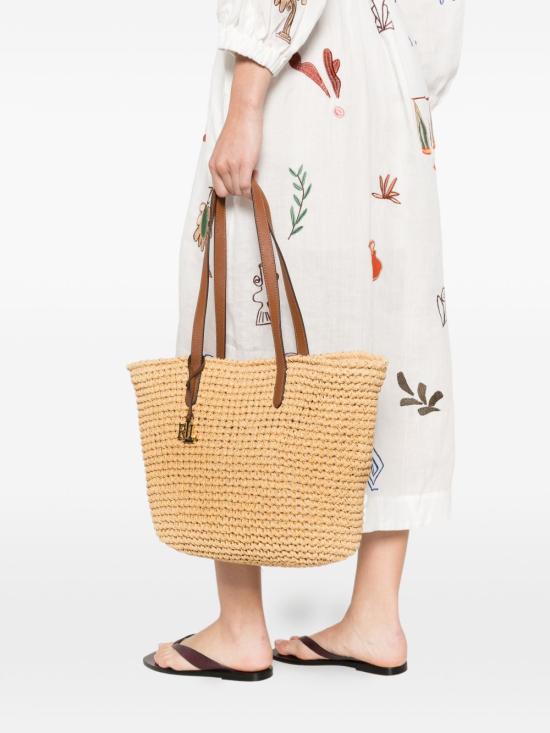 26SS 랄프 로렌 숄더백 431982179 001 Beige - RALPH LAUREN