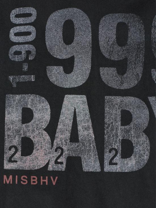 26SS 미스비헤이브 반팔 티셔츠 260U119 WASHED BLACK Washed black - MISBHV