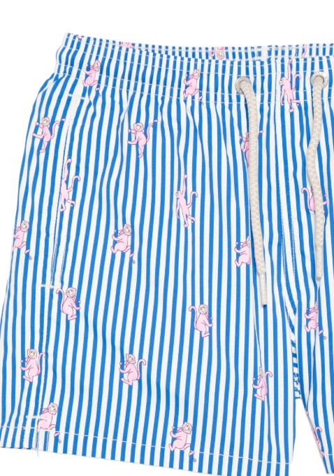 26SS [키즈] 세인트바쓰 스윔팬츠 JEANLIGHTINGSTRETCH 00225L Monkeys stripes s 17 - MC2 SAINT BARTH