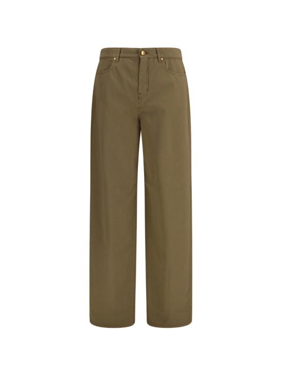 26SS 막스마라 스트레이트 팬츠 2616131111600 384002 Verde kaki