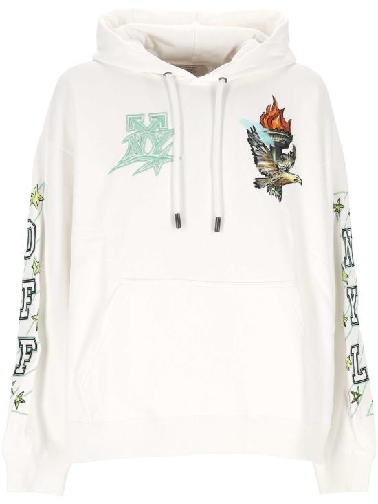 26SS 오프화이트 긴팔 티셔츠 44MBB085Z26F005 055 White green