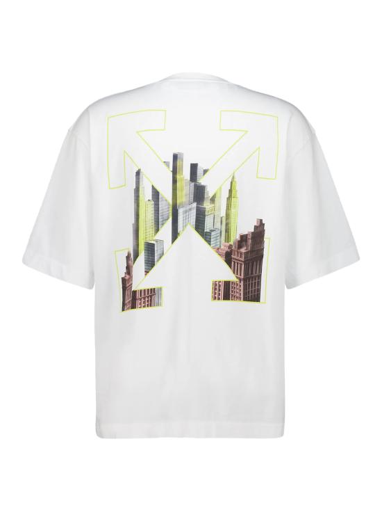 26SS 오프화이트 반팔 티셔츠 44MAA120Z26J001 110 White - OFF WHITE