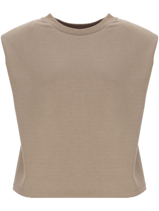 26SS 엘레 민소매 티셔츠 SS260183 GRIGIO FANGO