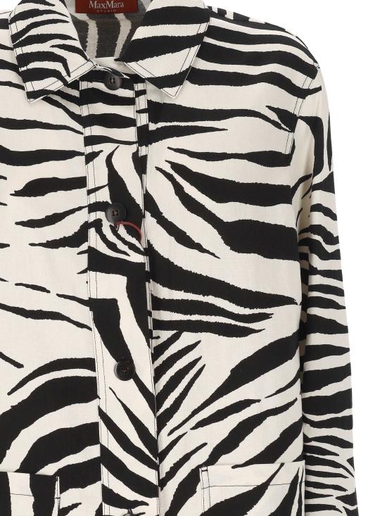 26SS 막스마라 수트 자켓 2616191022600 442001 BIANCO NERO ZEBRA - MAX MARA