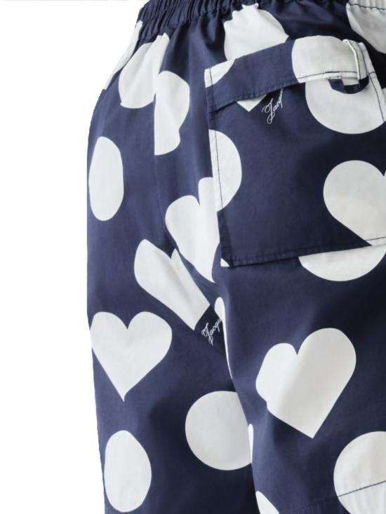 26SS 자크뮈스 숏팬츠 SOM00552AW00841 3HD PRINT DOTS HEART NAVY W - JACQUEMUS