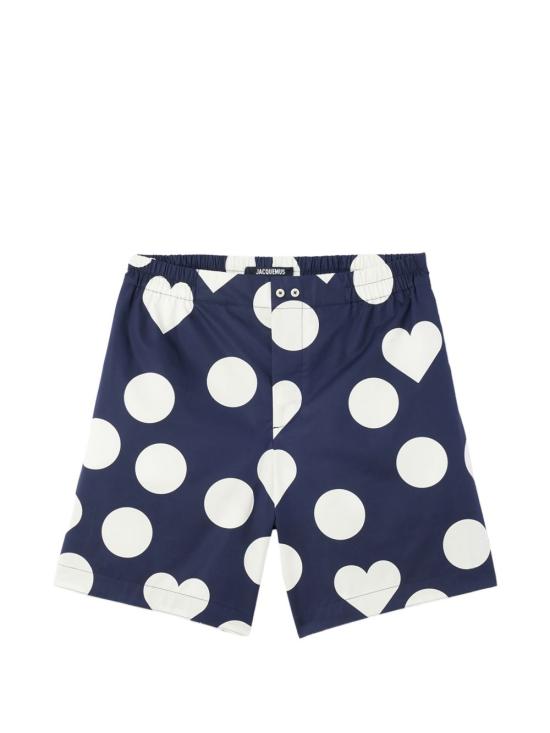 26SS 자크뮈스 숏팬츠 SOM00552AW00841 3HD PRINT DOTS HEART NAVY W