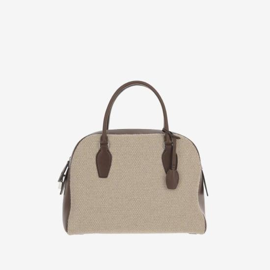 26SS 더로우 숄더백 W2058 W14L72SHDPS SHELL DEEP BROWN ANS