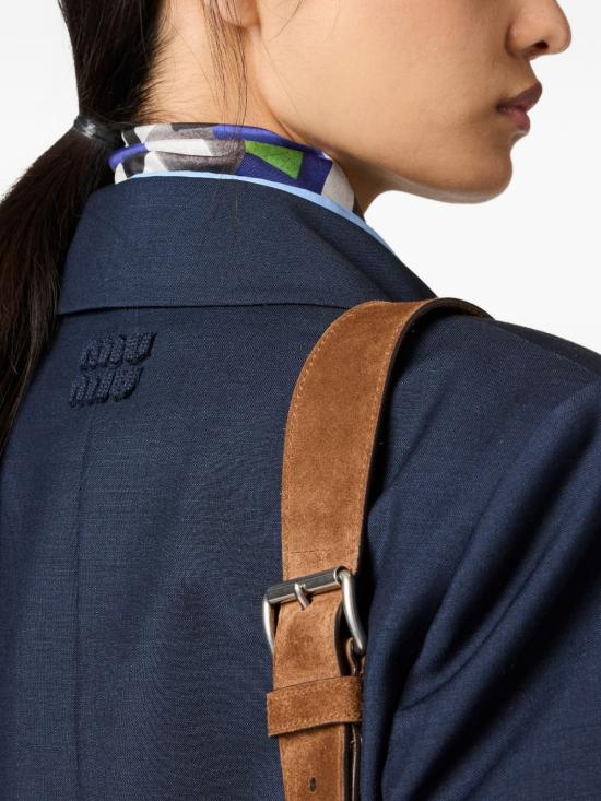 26SS 미우미우 수트 자켓 MH2057 12I1F0124 Blu - MIU MIU