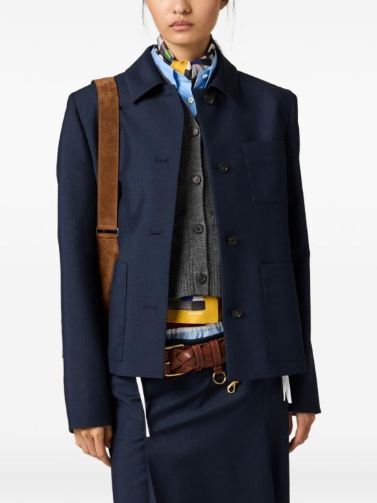 26SS 미우미우 수트 자켓 MH2057 12I1F0124 Blu - MIU MIU