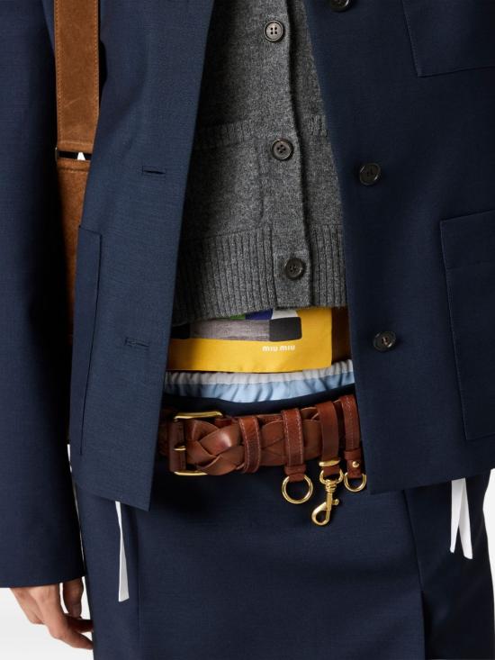 26SS 미우미우 수트 자켓 MH2057 12I1F0124 Blu - MIU MIU