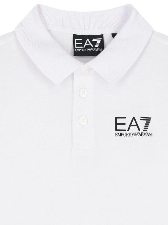 26SS [키즈] 엠포리오 아르마니 폴로 셔츠 7B000022 AF10378U0002 White - EMPORIO ARMANI