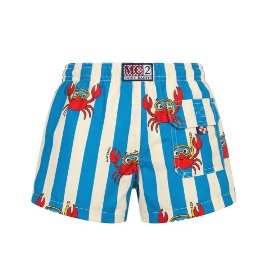 26SS [키즈] 세인트바쓰 스윔팬츠 JEAN 00866L Sub crab stripes 32 - MC2 SAINT BARTH