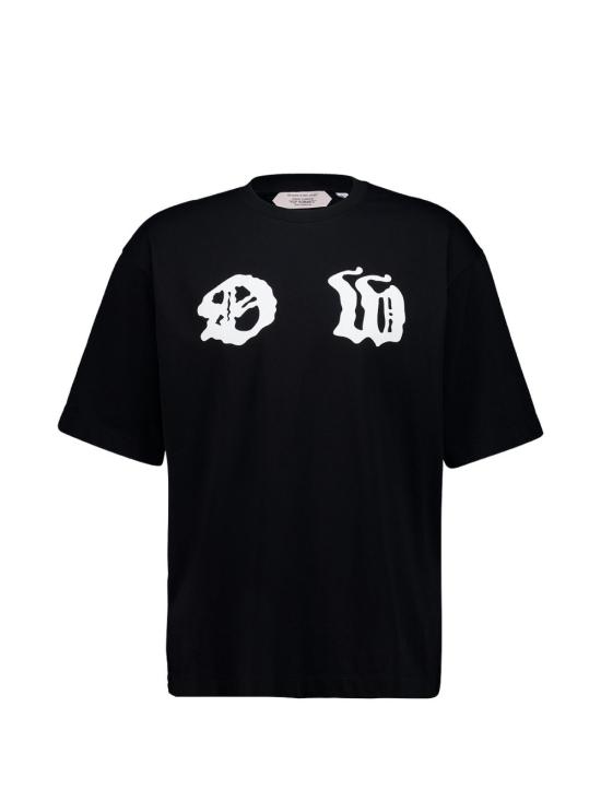 26SS 오프화이트 반팔 티셔츠 44MAA120Z26J001 Black