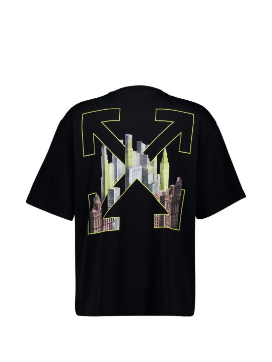 26SS 오프화이트 반팔 티셔츠 44MAA120Z26J001 Black - OFF WHITE