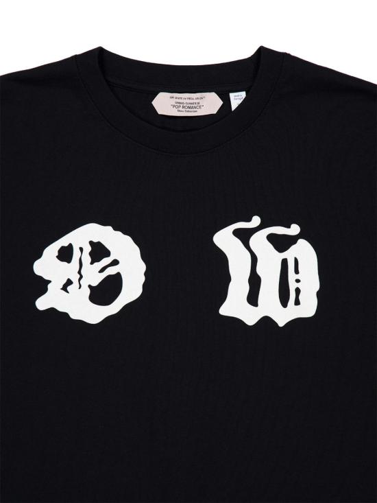 26SS 오프화이트 반팔 티셔츠 44MAA120Z26J001 Black - OFF WHITE