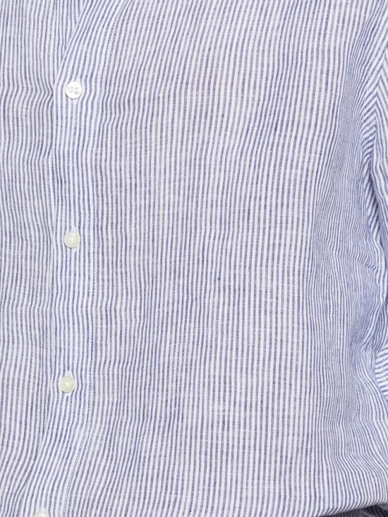 26SS 에콜프 긴팔 셔츠 MCMGASRALFRE0725S26 020 WHITE NAVY STRIPES - ECOALF