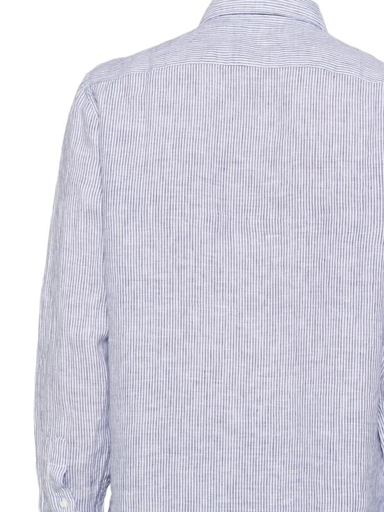 26SS 에콜프 긴팔 셔츠 MCMGASRALFRE0725S26 020 WHITE NAVY STRIPES - ECOALF