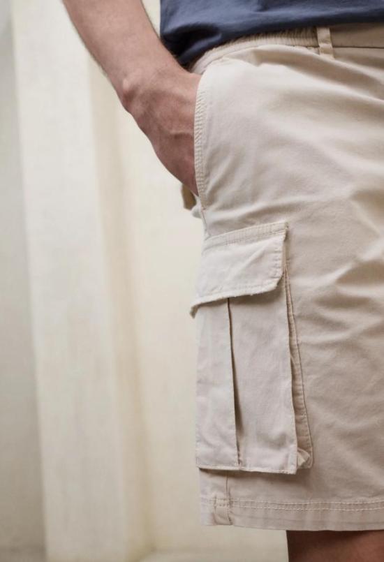 26SS 에콜프 숏팬츠 MCMGAPCETHIS0753S26 241 WASHED STONE - ECOALF