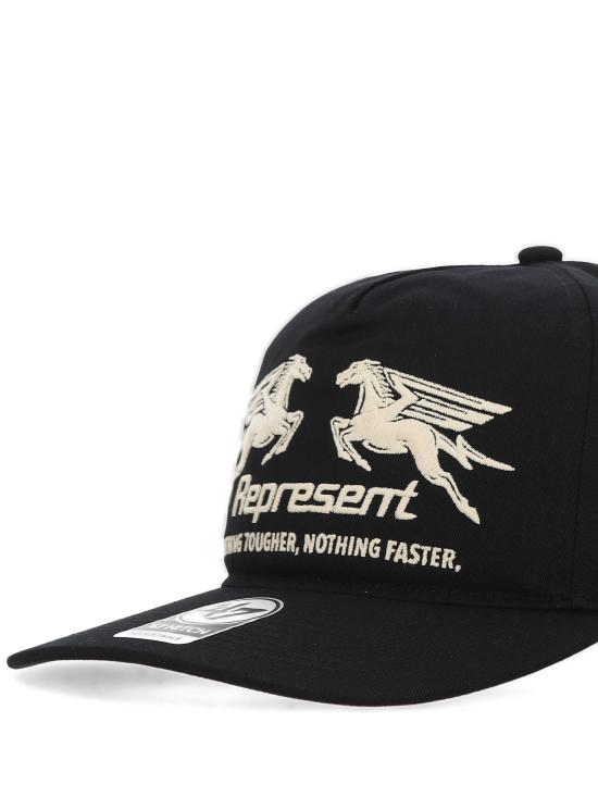 26SS 리프레젠트 모자 MLM100643 01 Jet black - REPRESENT
