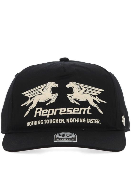 26SS 리프레젠트 모자 MLM100643 01 Jet black